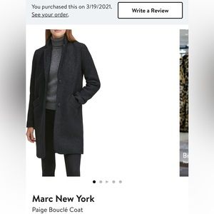 Andrew Marc Paige Bouclé coat